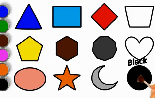 儿童简笔画:几何形状学习