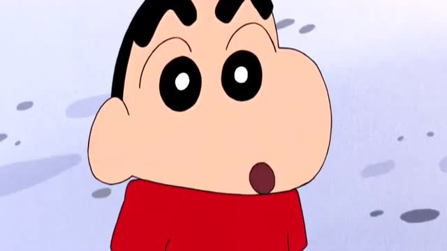 新城被抓来抢汉堡的四郎!:蜡笔小新