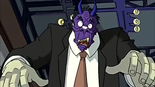 成龙历险记,黑手帮找到一大堆面具,结果被一个小弟戴了真面具!