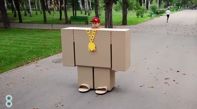 听说这种衣服最近很流行?来来来咱们用硬纸板diy一套