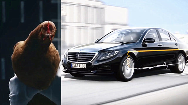 100万的奔驰到底贵哪儿了?鸡头魔体悬挂了解一下,钱没白花!