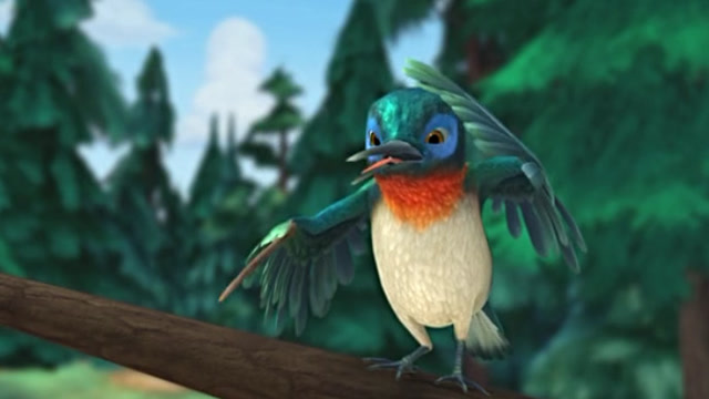 熊出没:这是什么鸟,竟然这么凶!