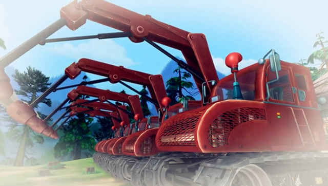 光头强的终极战车太厉害了这下发财了