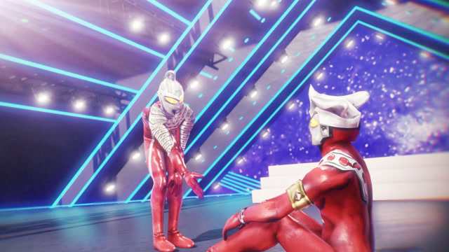 赛文与雷欧奥特曼双舞:默契了我的徒儿