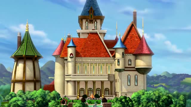 小公主苏菲亚:苏菲亚的房间满地都是胡萝卜,兔子毛,真是太脏了