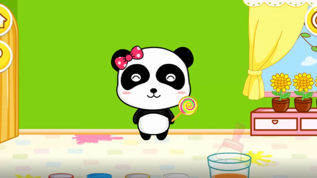 宝宝巴士:小朋友快来认识颜色,红色家黄色会变成橘黄色哦!