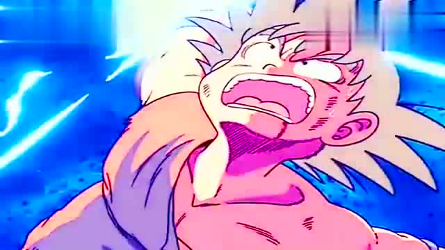 龙珠小悟空用天地贯穿拳打赢比克