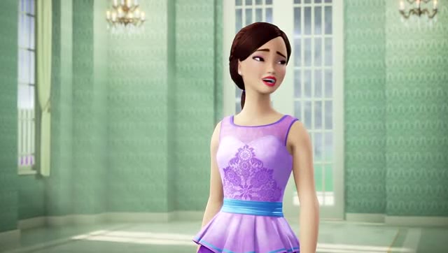 《芭比与神秘之门》艾丽西亚公主对舞蹈非常恐惧吗?