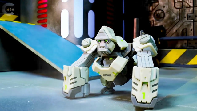 52toys box猛兽匣:程序猿大猩猩ojobs创意定格动画,超有趣!