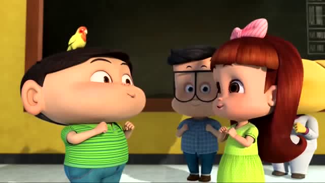 桂宝给大家看小鸟长大的样子,阿芹说小鸟小时候那么丑长大好漂亮