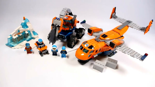 乐高积木空间搭建城市系列60196 极地探险补给飞机