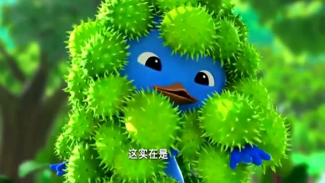 妈妈一眼就认出了小怪兽的真实身份,是欢欢啊,大家都乐了