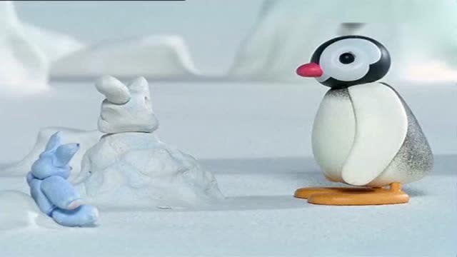 企鹅家族第5季 小企鹅这次居然又玩起了冰雕