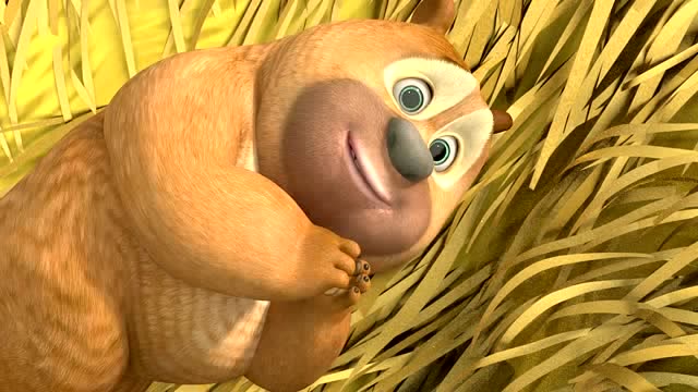 熊出没:熊二很不高兴因为他想要长高