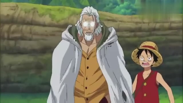 雷利向路飞展示霸王色霸气海贼王