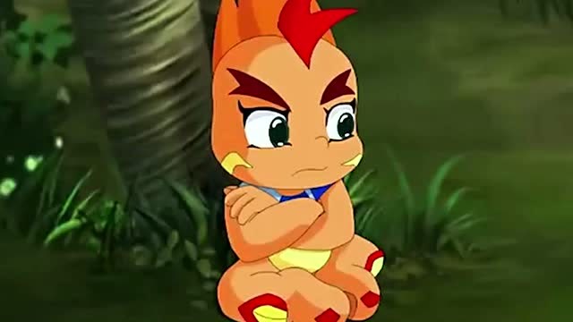 晶码战士:龙炎说炎龙兽这样胆小不行迟早会出事情的