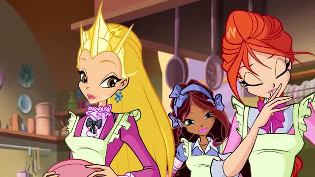 《魔法俏佳人》丝黛娜女王也要搓面吗?你会不会啊!