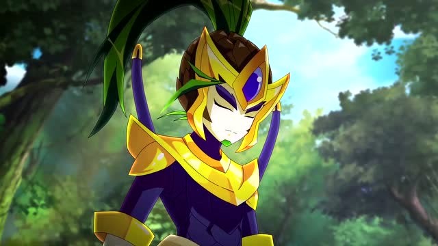 木奇灵第2季圣天灵种:伞竹和剑晨比试