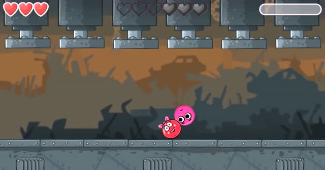 小红球闯关4游戏动画铸铁冲压机