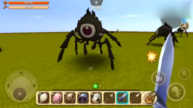 迷你世界:驯服大眼蜘蛛当坐骑教学