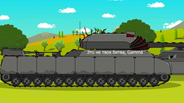 坦克世界动画:白色虎式挑战p1000巨鼠