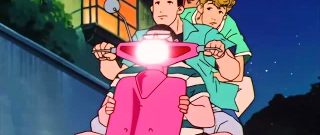 灌篮高手:有一种兄弟情,叫樱木军团,实力演绎一辆摩托车五人坐