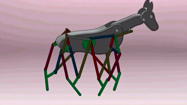 这个机械马结构设计的真是不错