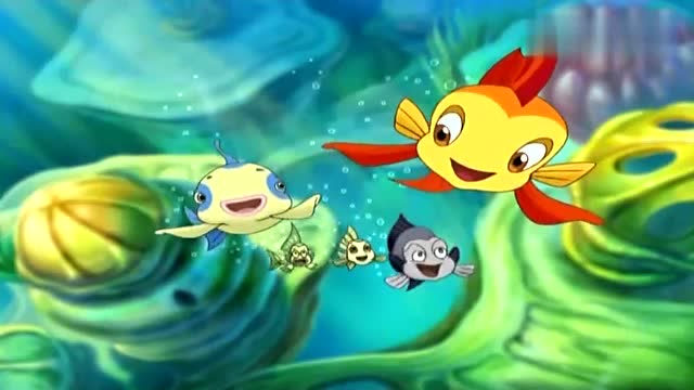小鲤鱼历险记:泡泡带着一群小伙伴跳龙门,却把自己弄得这么狼狈