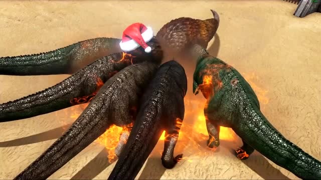 霸王渡渡鸟果然不是好惹的 1v5问题不大 求求你放过霸王龙