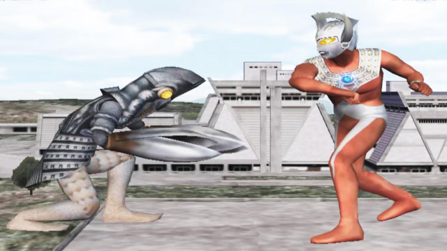 奥特曼格斗进化2泰罗奥特曼vs巴尔坦星人