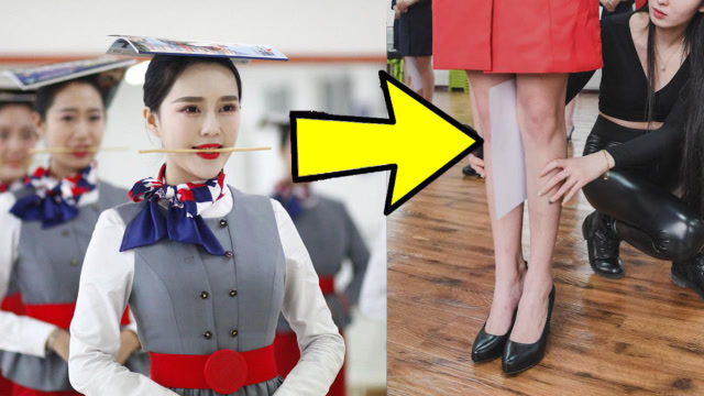 空乘训练时,为什么都要在两腿间夹张纸?原来还有这层原因