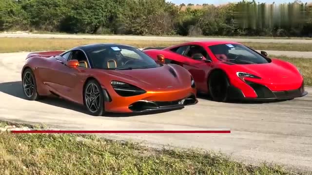 迈凯伦720s和675lt比提速,尾翼升起那一刻,才知道什么叫做差距