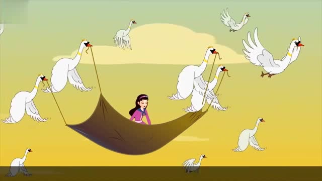 《野天鹅》动画片图片