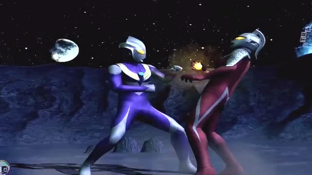 速度之王迪迦空中形态vs赛文 奥特曼格斗3游戏