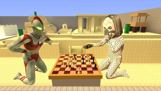 gmod:达达跟爱迪奥特曼下棋赢不了竟然耍赖