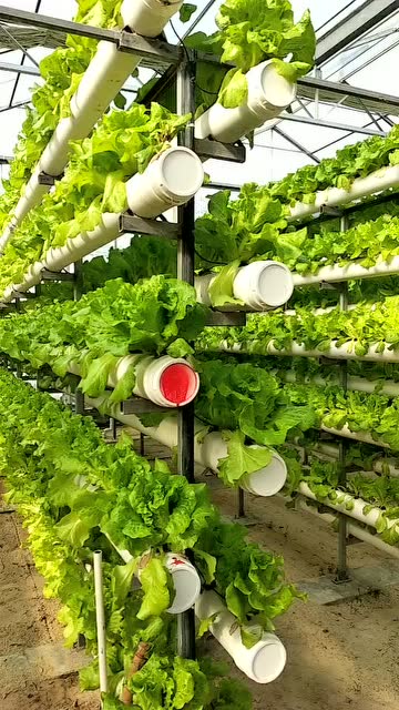 无土栽培的意大利生菜