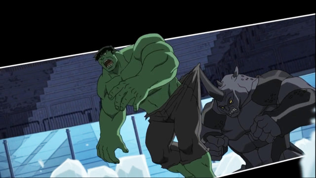 绿巨人vs犀牛人!暴力大对决,浩克的裤子会被打爆吗?