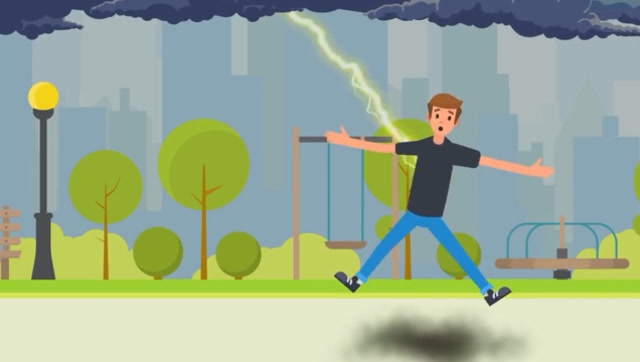 被闪电击中会怎样呢?看着吓人,网友:躲避小知识要牢记