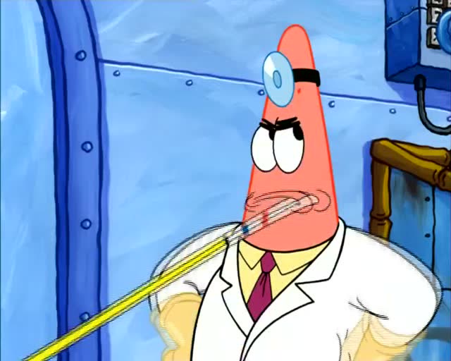 海绵宝宝: 派大星来到了蟹堡王,还穿了医生的衣服!