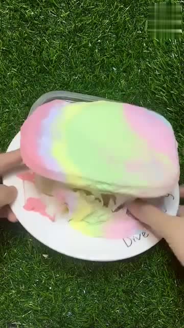 "冰山泥"玩起来好有趣啊!声控福利!