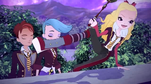 《皇家趣学院》维姬的魔法让龙守卫睡着了,她想做什么啊