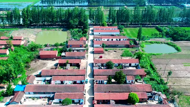 潢川县黄湖农场航拍视频!