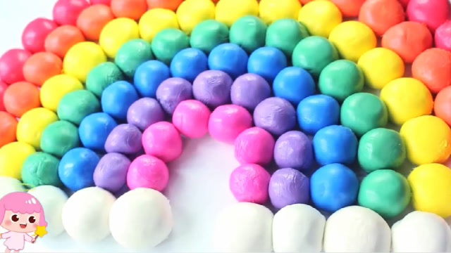 七色彩虹泥,diy无硼砂史莱姆,超解压