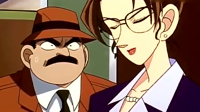 《名侦探柯南》目暮认为凶手跑了,柯南认为还在店里,小兰妈妈解释原因