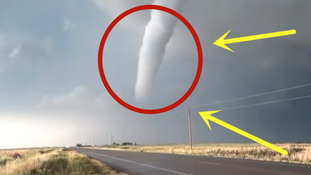 追随龙卷风的尽头,只为看到消失的场景,风景美如画!
