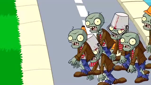 植物大战僵尸:一群僵尸