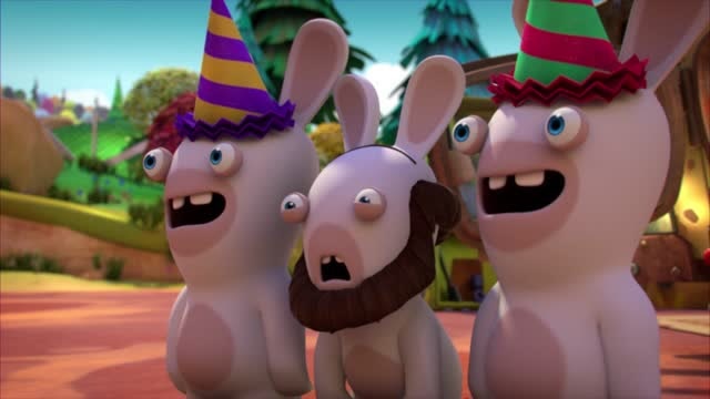 《疯狂的兔子》兔子送胡子兔超级大礼包,胡子兔可开心了!