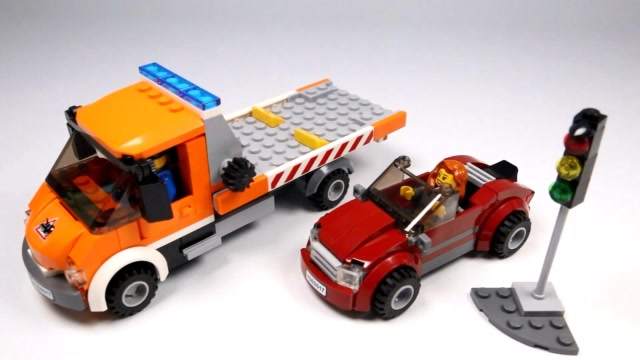 积木玩具乐高城市系列60017 卡车平板车