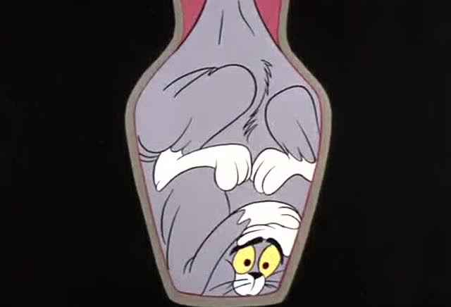 猫和老鼠:杰瑞获得仙女的隐身药水,开始拿着剪刀捉弄汤姆