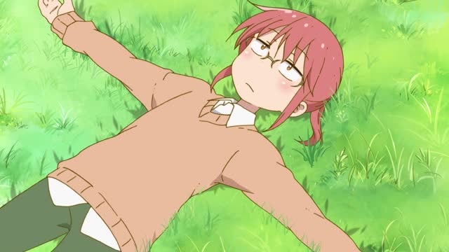 小林家的龙女仆:女主角小林,有着一双死鱼眼